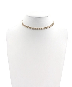 Choker Style Necklace NB330053 GOLD